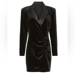 ASHLEY PARK Velvet Blazer Dress
